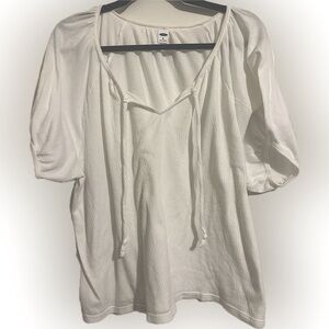 EUC White Blouse | XL